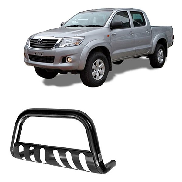 Quebra Mato Hilux 2005 a 2011 2012 2013 2014 2015 Preto