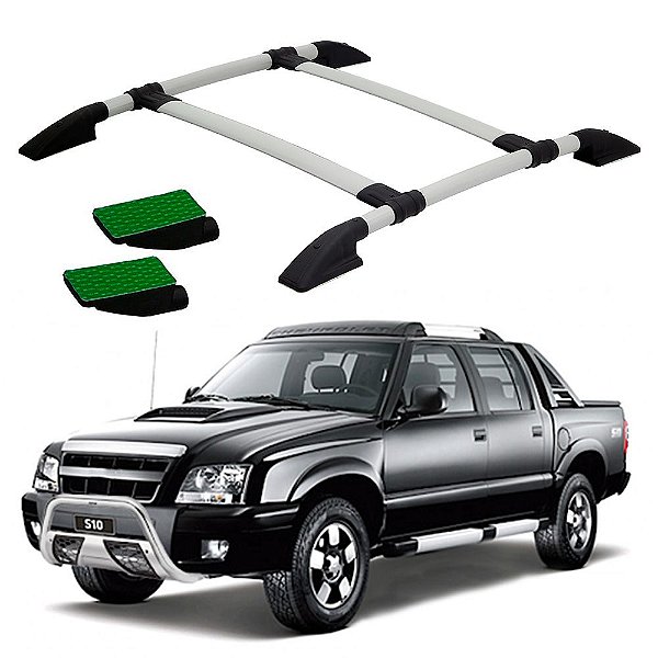 Bagageiro S10 1995 1996 A 2011 Cabine Dupla Prata Colado