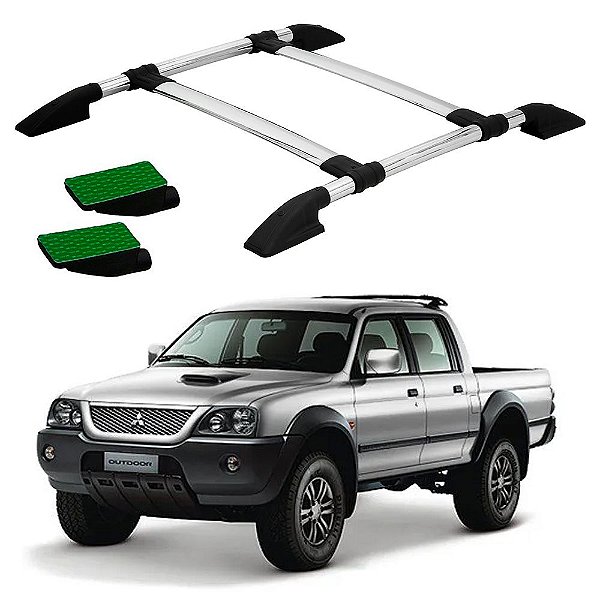 Bagageiro L200 Sport Ate 2008 Alumínio Colado