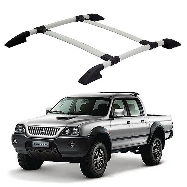 Bagageiro L200 Sport Ate 2008 Prata Parafusado