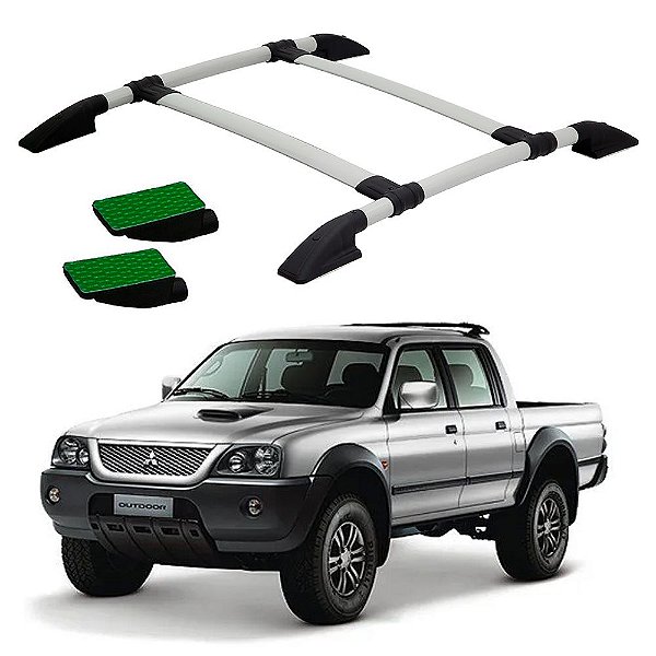 Bagageiro L200 Sport Ate 2008 Prata Colado