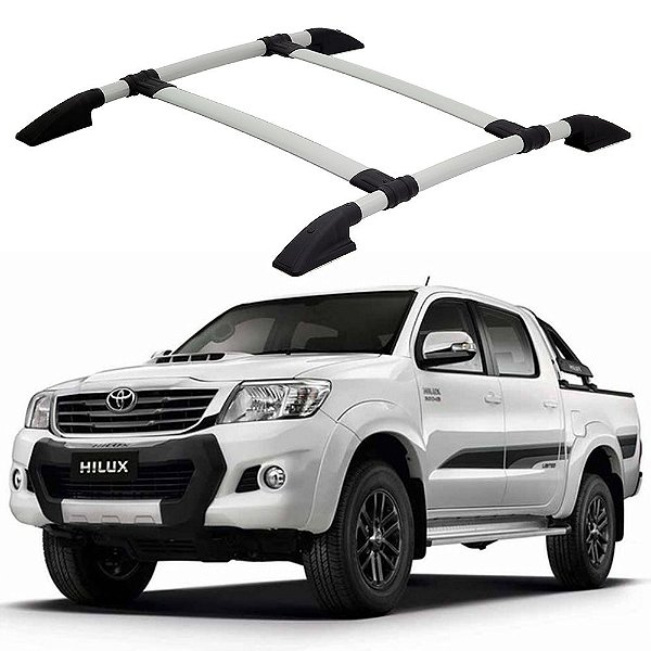 Bagageiro Hilux 2003 A 2010 2011 2012 2013 2014 2015 Prata