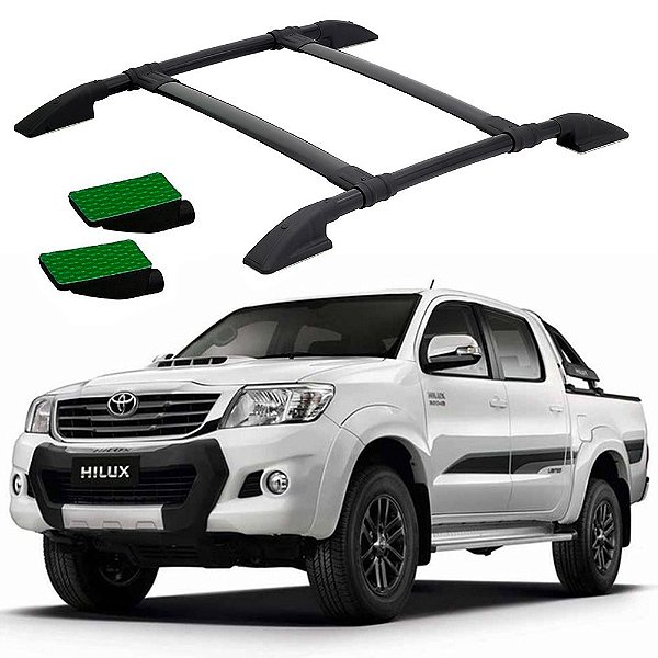 Bagageiro Hilux 2003 2004 2005 2006 A 2015 Preto Colado