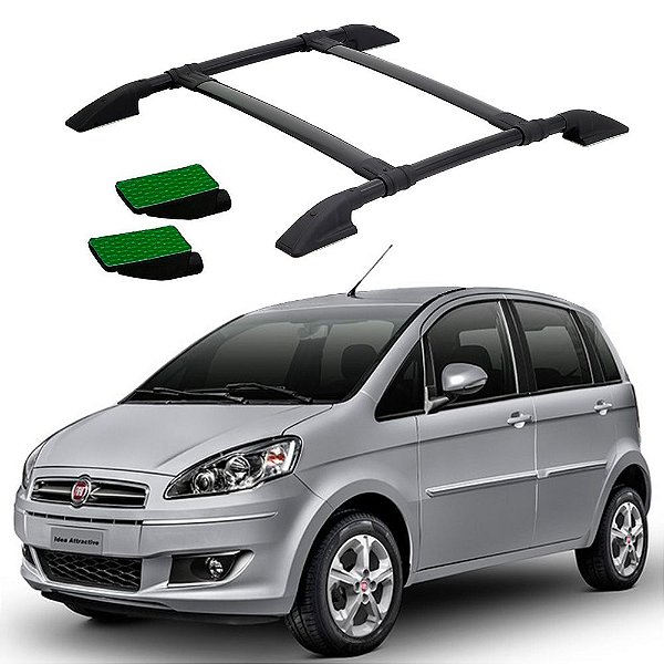Bagageiro Fiat Idea 2005 2006 2007 2008 A 2016 Preto Colado