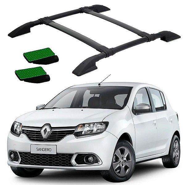 Bagageiro Sandero 2007 2008 2009 2010 A 2020 Preto Colado
