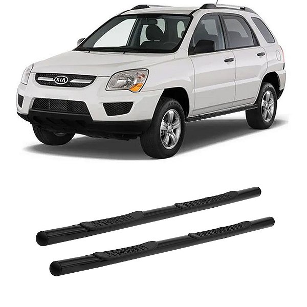 Estribo Sportage 1993 A 1999 2000 2001 2002 2003 2004 Preto