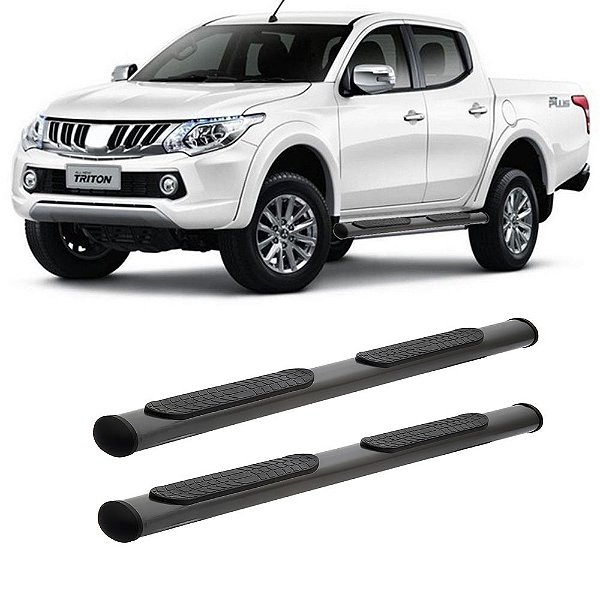 Estribo L200 Triton 2017 2018 2019 2020 2021 Preto