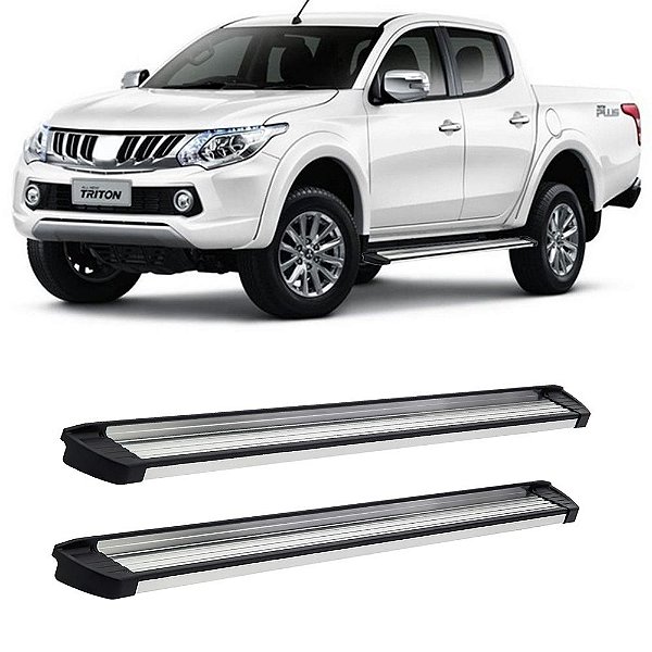 Estribo L200 Triton 2017 2018 2019 2020 2021 Alumínio