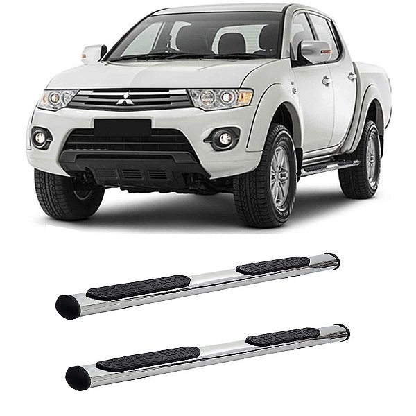 Estribo L200 Triton 2008 2009 2010 2011 2012 A 2016 Cromado