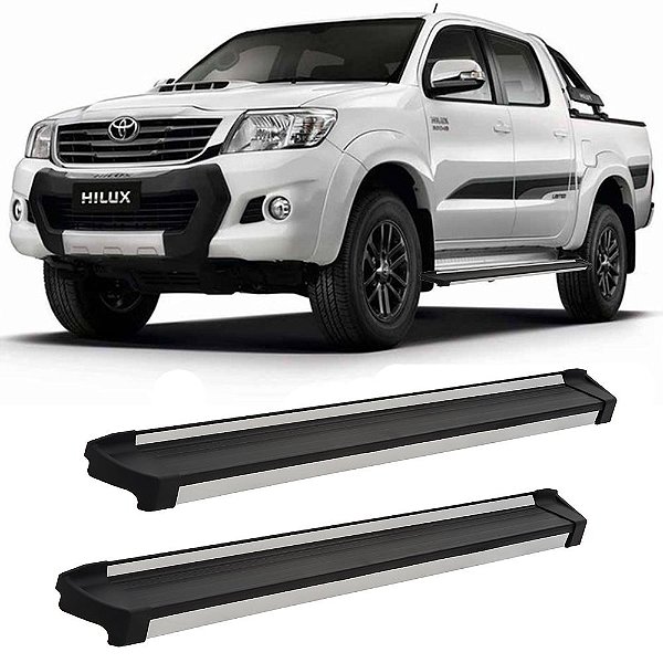 Estribo Hilux 2006 A 2013 2014 2015 Cabine Dupla Alumínio