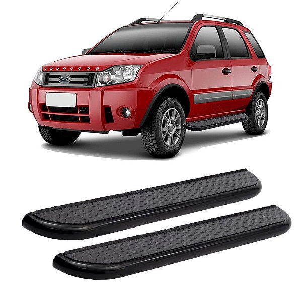 Estribo Ecosport 2003 A 2012 Chapa Preto (2004 2005 Não)