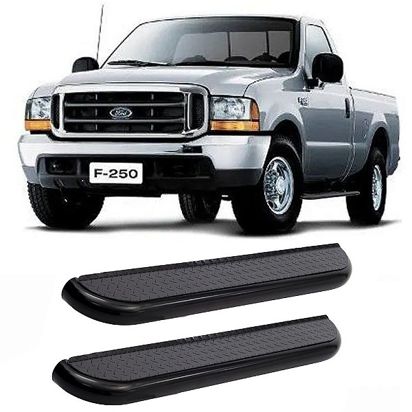 Estribo Longo F250 1998 A 2009 2010 2011 2012 Chapa Preto