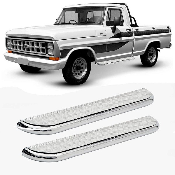 Estribo F1000 1982 1983 1984 A 1992 Cab Simples Cromado