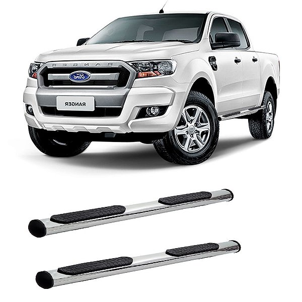 Estribo Ranger 2013 2014 2015 A 2020 Cabine Dupla Cromado