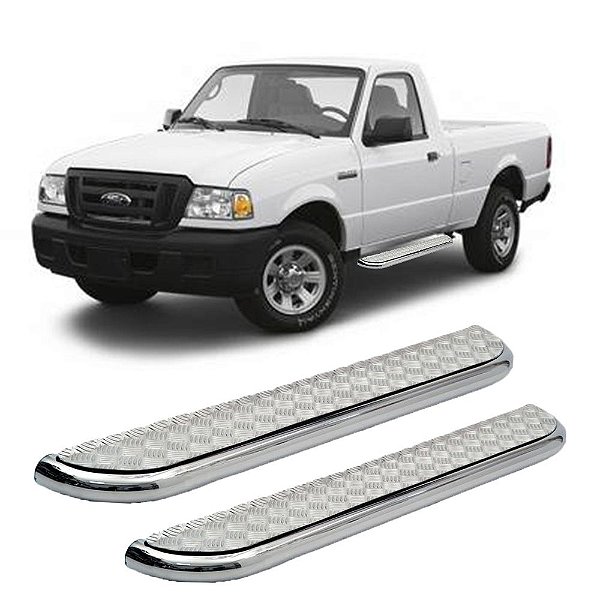 Estribo Ranger 1998 1999 2000 A 2012 Cabine Simples Cromo