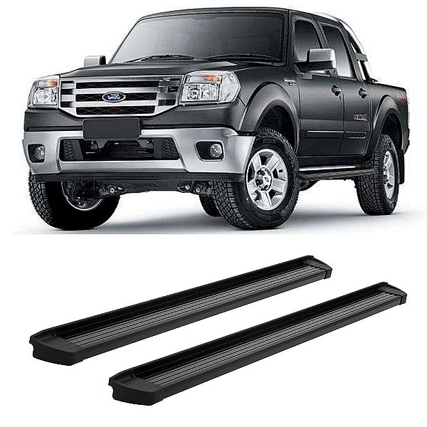 Estribo Ranger 1998 A 2009 2010 2011 2012 Cabine Dupla Preto