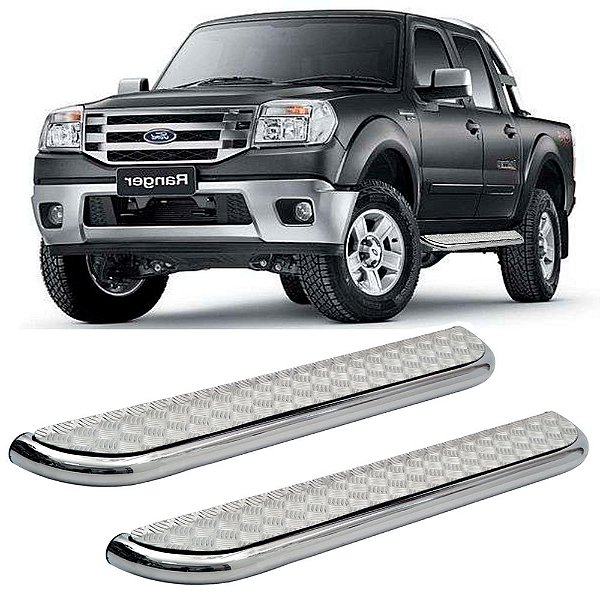 Estribo Ranger 1998 1999 2000 A 2012 Cabine Dupla Cromado