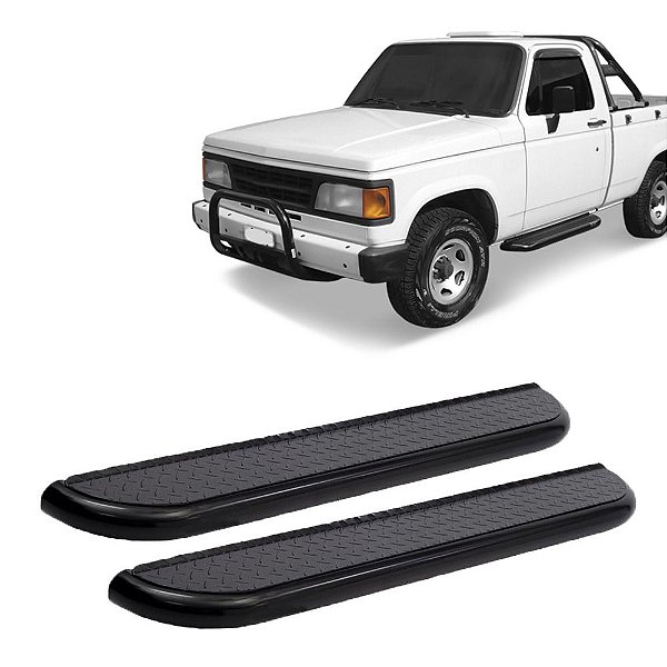 Estribo D20 1985 A 1993 1994 1995 1996 Cab Simples Preto
