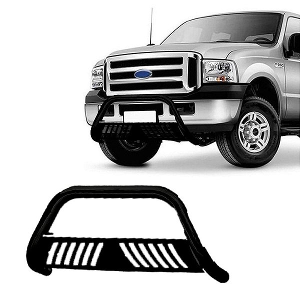 Quebra Mato F250 1998 A 2008 2009 2010 2011 2012 Chapa Preto