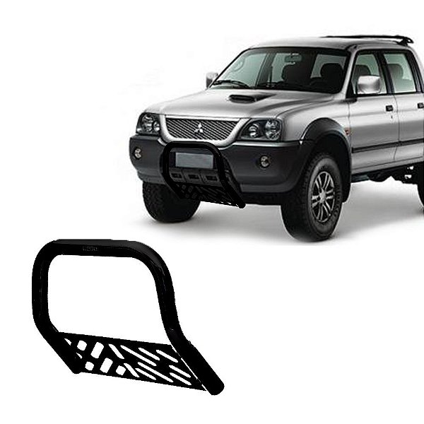 Quebra Mato L200 Sport Outdoor 2003 A 2006 2007 2008 Preto