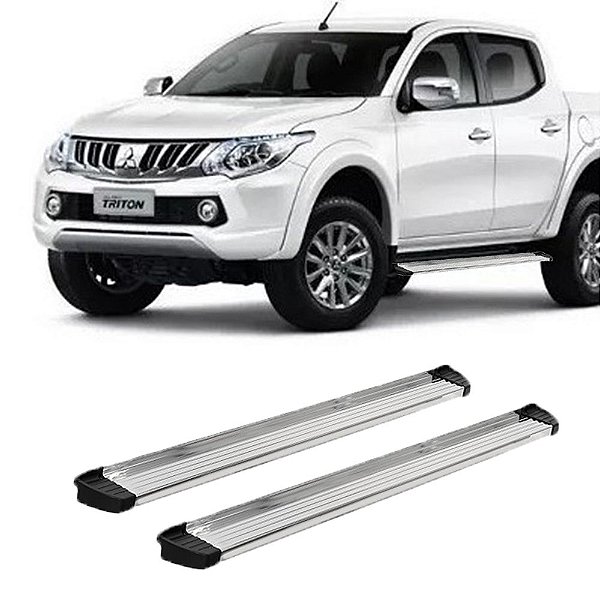 Estribo L200 Triton 2017 2018 2019 2020 2021 Alumínio