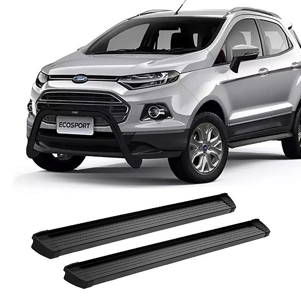 Estribo Ecosport 2013 A 2016 2017 2018 2019 Alumínio Preto