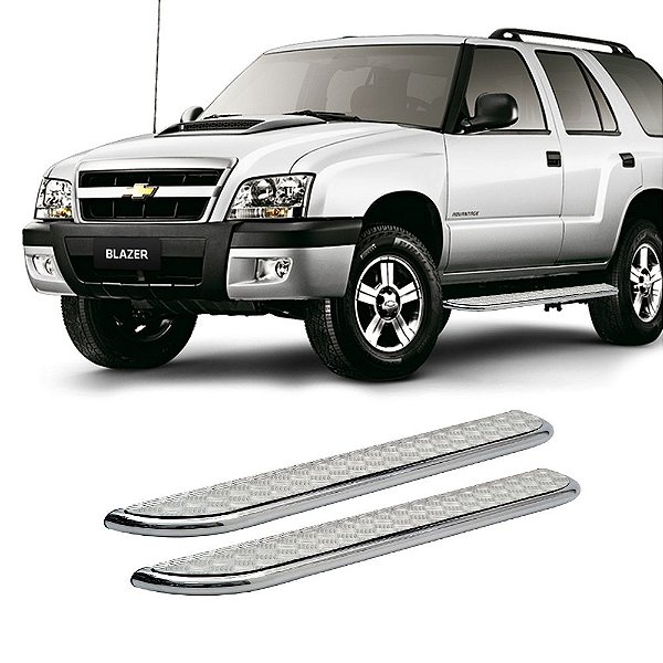 Estribo Blazer 1995 1996 1997 1998 A 2011 Chapa Cromado