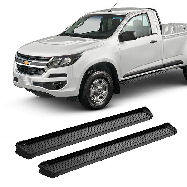 Estribo S10 2012 2016 2017 2018 2019 2020 Cab Simples Preto