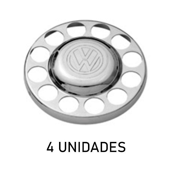 Sobre Tampa Do Cubo Da Tração Volkswagen 3/4 4 Unidades
