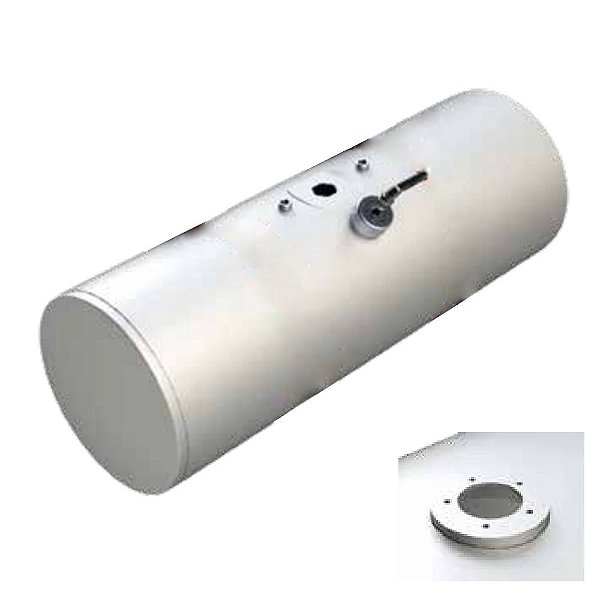 Tanque Combustível Inox 190 Litros 450mm X 1280mm Lateral