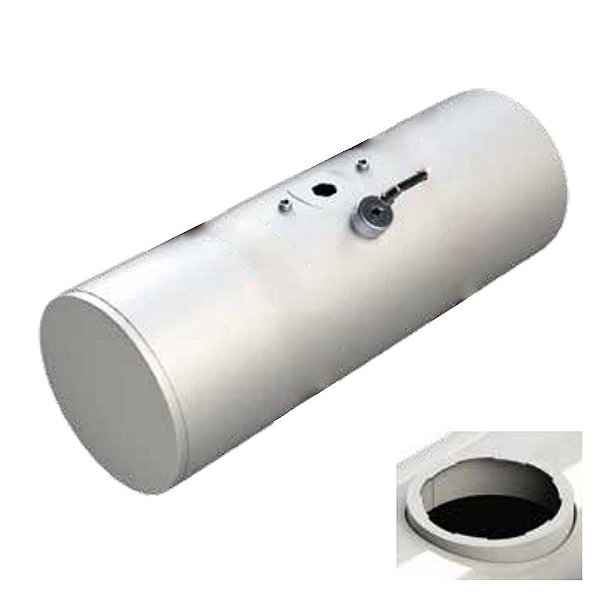 Tanque Combustivel 155 Litros Inox 450mm X 1080mm Lateral