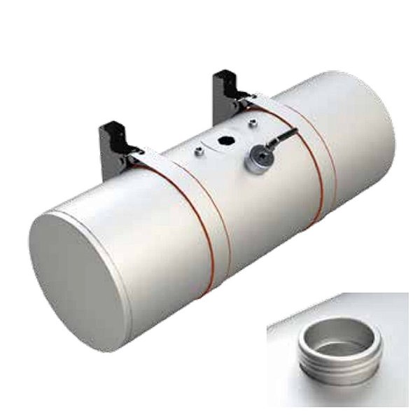 Tanque Combustivel 155 L Inox 450 X 1080mm Lateral Completo
