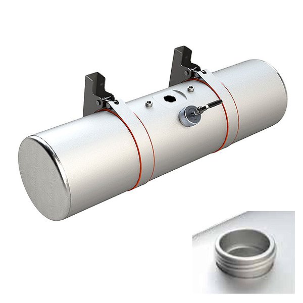 Tanque Combustivel 120 Litros Inox Lateral 350mm X 1300mm