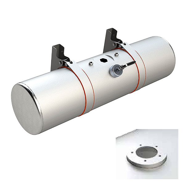 Tanque Combustivel 120l Inox Lateral 350mm X 1300mm