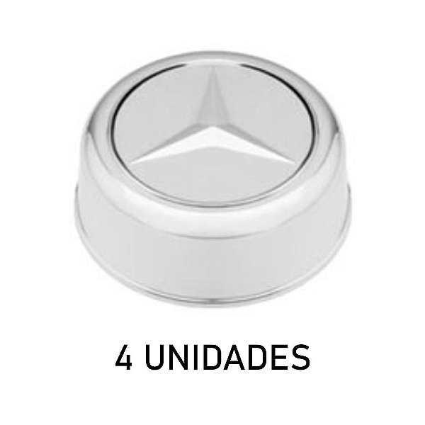 Sobre Tampa Do Cubo Dianteiro Mb Acello Cromada 4 Unidades