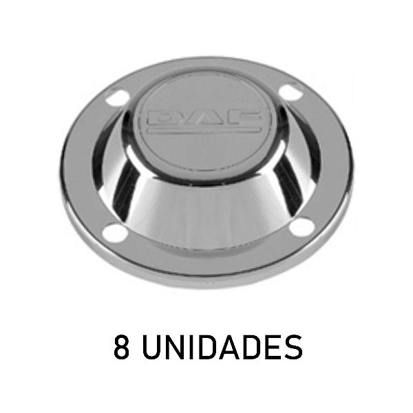 Sobre Tampa Do Cubo Dianteiro Daf Cromada 8 Unidades