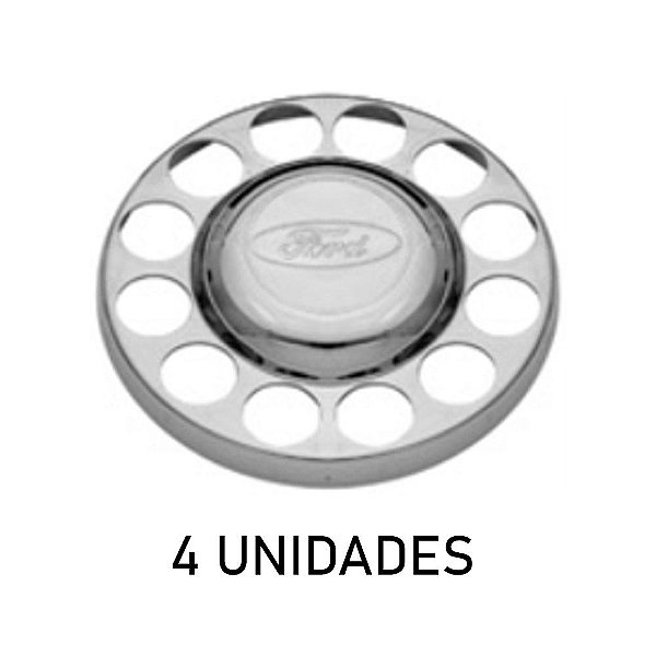 Sobre Tampa Do Cubo Da Tração Ford 3/4 4 Unidades