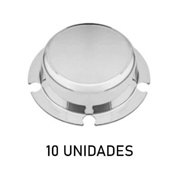 Sobre Tampa Do Cubo Carreta 05 Furos Maior Cromada 10 Un