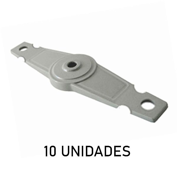 Flange Dianteira Roda Disco - Kit 10 Unidades