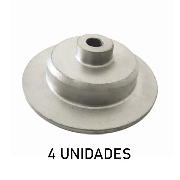 Flange Dianteira Ford/Man/Mb/Vw - Kit 4 Unidades