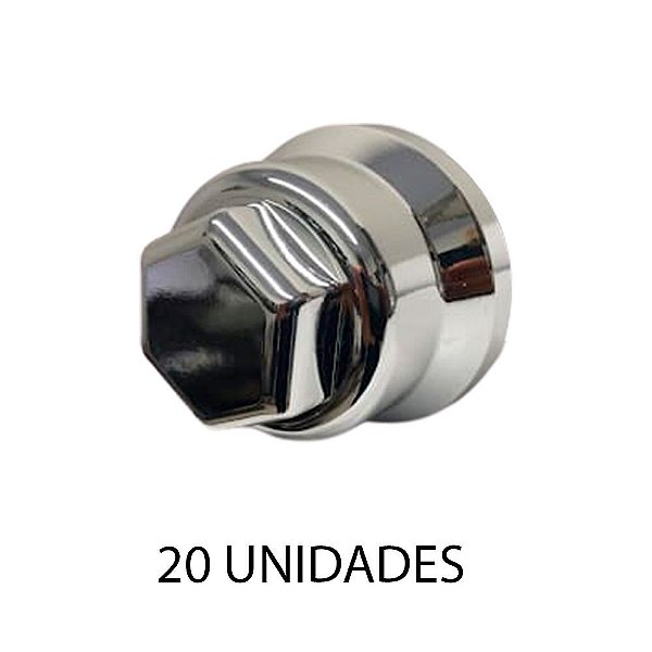 Capa De Porca Germany 32/33mm Cromada 20 Unidades