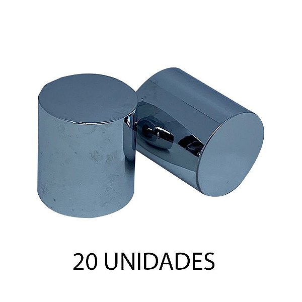 Capa De Porca Boliviana 32/33mm Cromada 20 Unidades