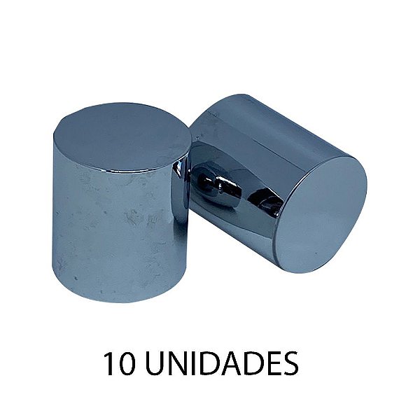 Capa De Porca Boliviana 32/33mm Cromada 10 Unidades