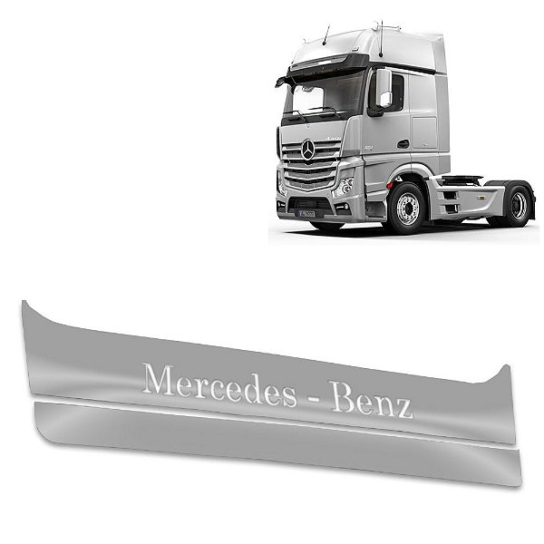 Acabamento De Inox Da Coluna Da Porta Mercedes-Benz  (Par)