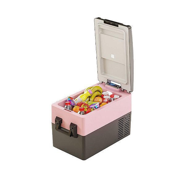 Geladeira Portátil 31l Digital 12/24v - Resfriar Rosa