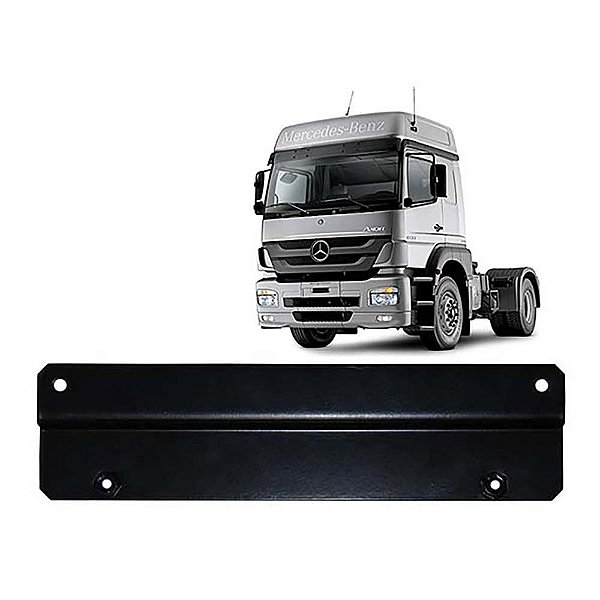 Suporte placa dianteira Mercedes Axor todos os modelos