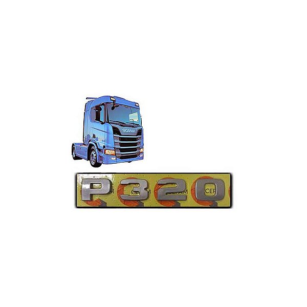 Letreiro Scania P 320 NTG 2019 2020 2021