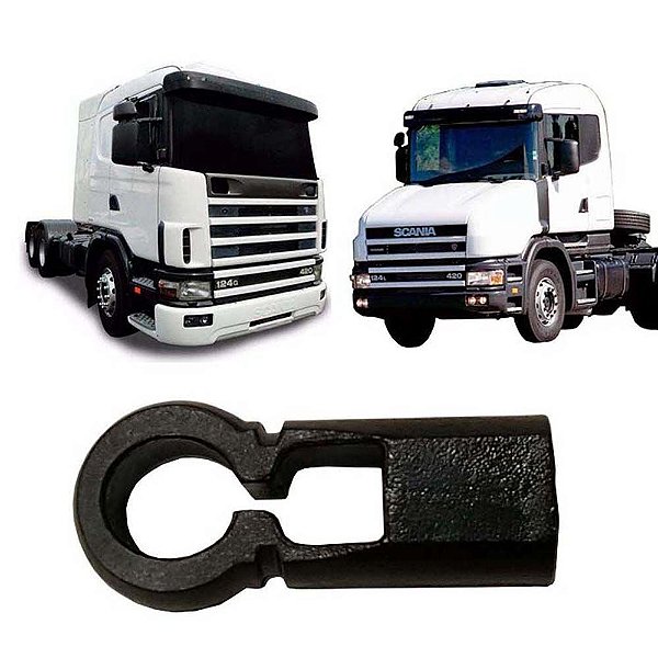 Ponteira tirante válvula suspensão cabina Scania T/R 124