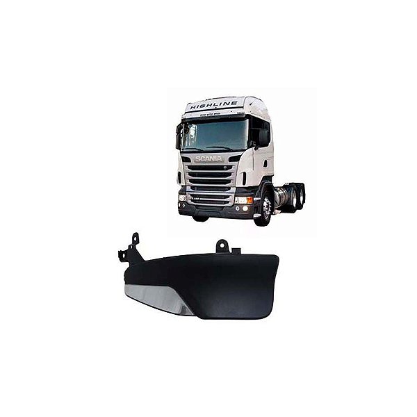 Acabamento defletor coluna LE Scania R S5 após 2013 Cromado