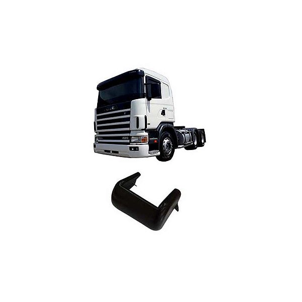 Tampa protetora dobradiça porta LE Scania S4